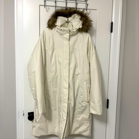 XL women’s Windriver ivory white parka - Picture 1 of 5